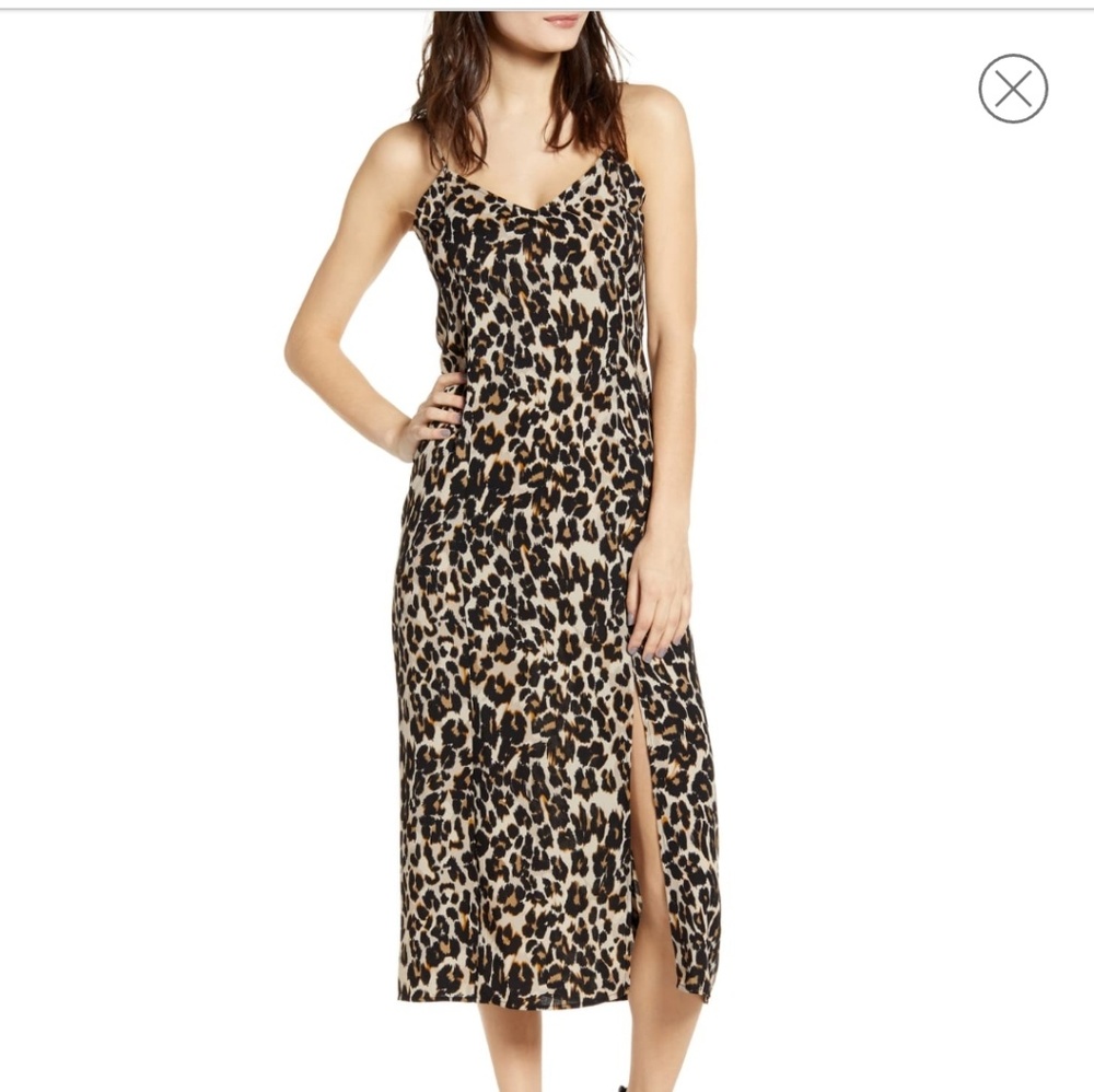 BP leopard slip dress from Nordstrom NWT Large